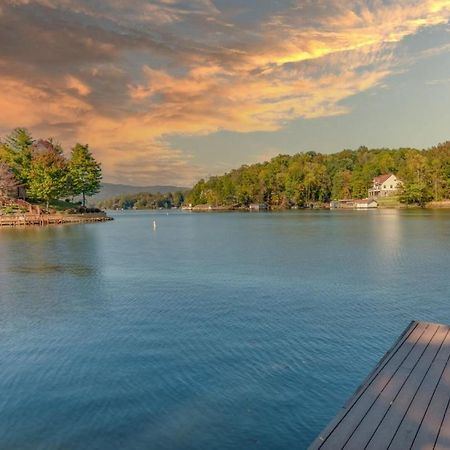 Russell'S Fort At White Oak Point: Historical Cabin On Lake Lure, Luxury, Direct Lake Access! Vila Exterior foto