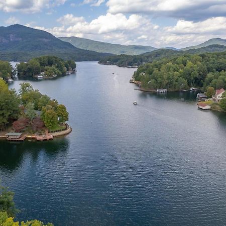 Russell'S Fort At White Oak Point: Historical Cabin On Lake Lure, Luxury, Direct Lake Access! Vila Exterior foto