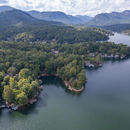 Russell'S Fort At White Oak Point: Historical Cabin On Lake Lure, Luxury, Direct Lake Access! Vila Exterior foto