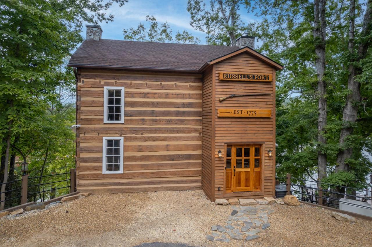 Russell'S Fort At White Oak Point: Historical Cabin On Lake Lure, Luxury, Direct Lake Access! Vila Exterior foto