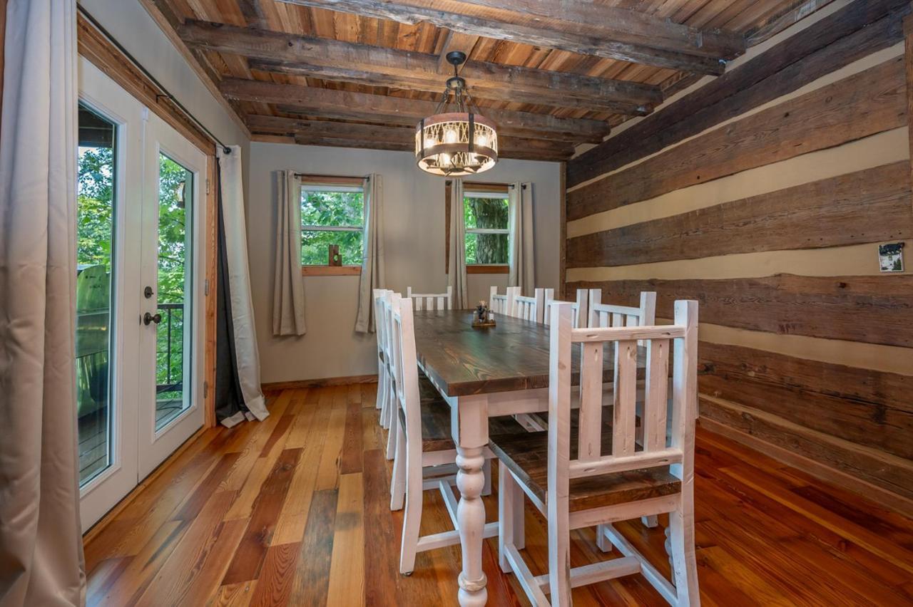 Russell'S Fort At White Oak Point: Historical Cabin On Lake Lure, Luxury, Direct Lake Access! Vila Exterior foto