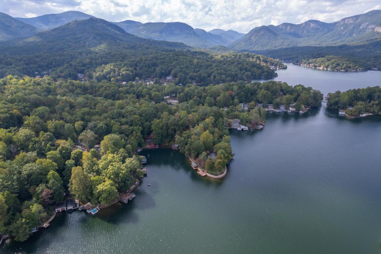 Russell'S Fort At White Oak Point: Historical Cabin On Lake Lure, Luxury, Direct Lake Access! Vila Exterior foto