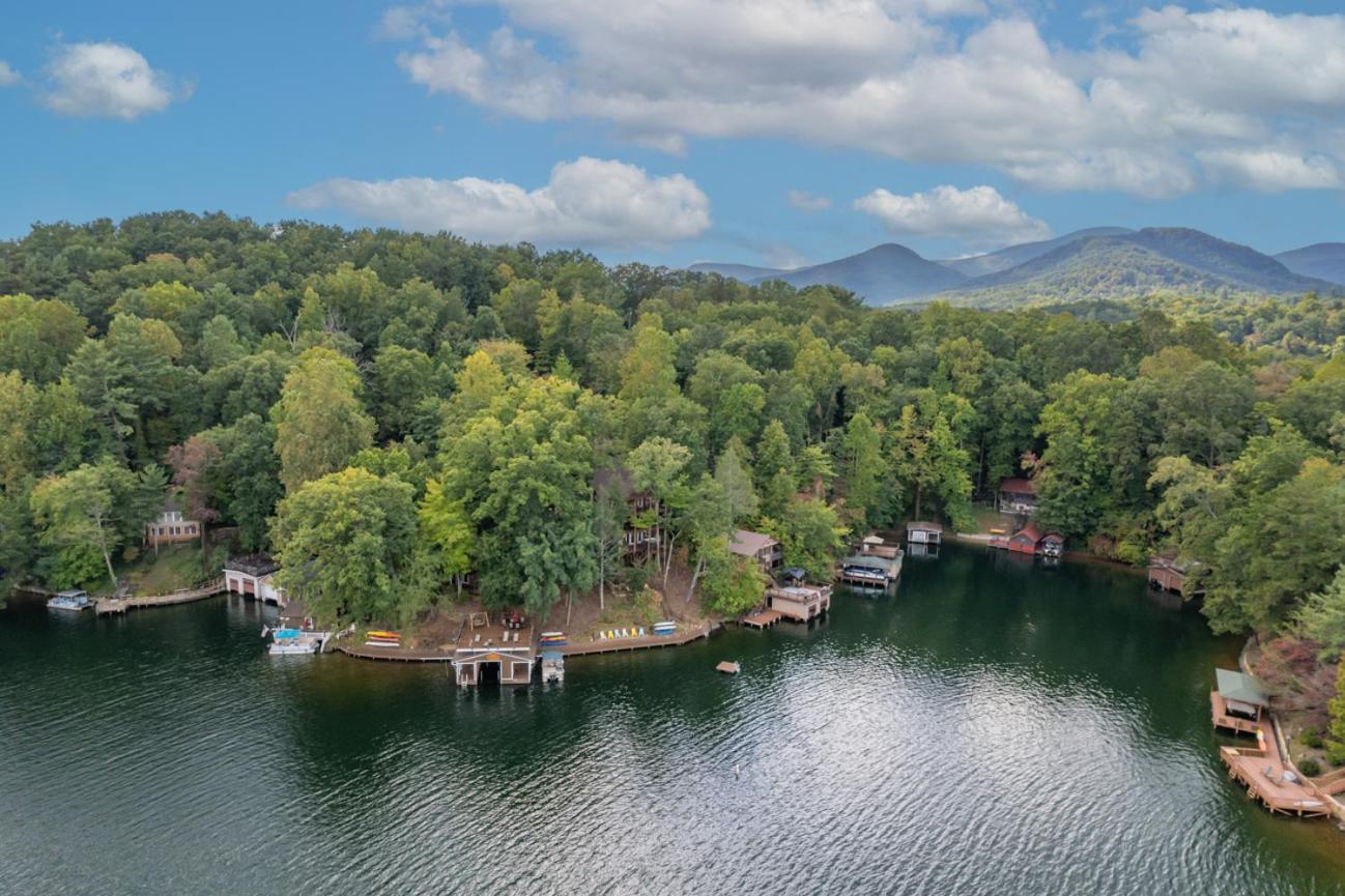 Russell'S Fort At White Oak Point: Historical Cabin On Lake Lure, Luxury, Direct Lake Access! Vila Exterior foto