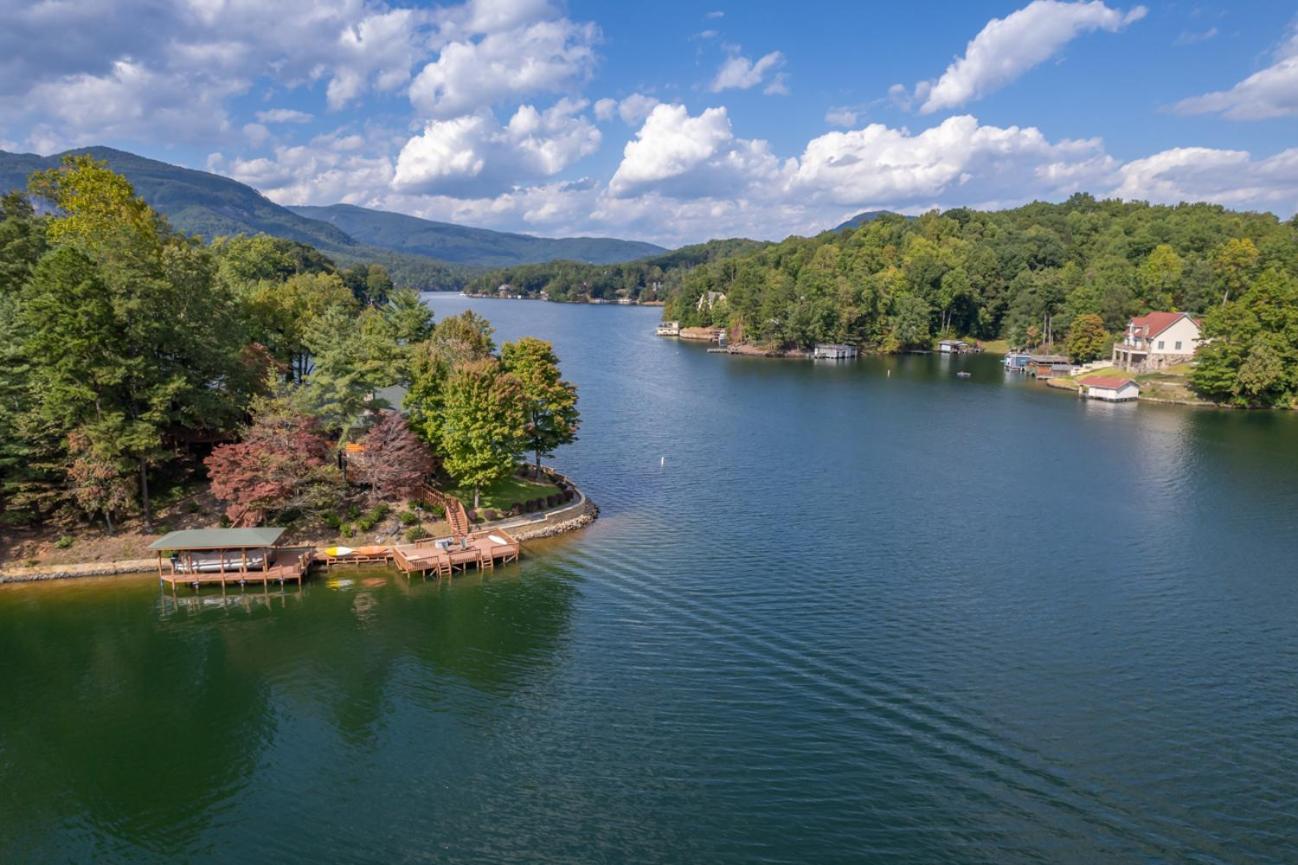 Russell'S Fort At White Oak Point: Historical Cabin On Lake Lure, Luxury, Direct Lake Access! Vila Exterior foto